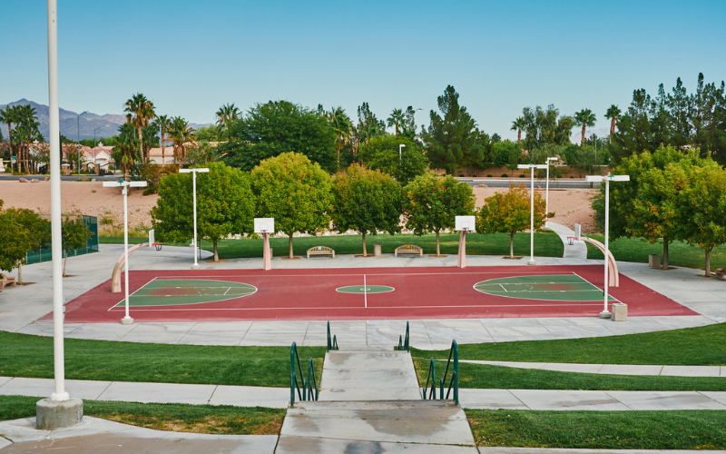 Basketball Courts At City Parks